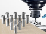 13 pcs Precision R8 Collet Set, 1/8'' - 7/8'', 45 Mill Collet Chuck 0.0012"/30m TIR with 13 V952-R8JT13PCSW00O2D91V0