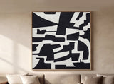 Yezi Modern Wall Art Canvas Abstract 80120cm Framed Artwork Home Office Decor DECO1039-P3-80X120-AU