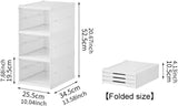CARLA HOME 3-Tier Stackable Shoe Storage Box Organizer with Clear Door for Closet, Entryway or LSB-36189