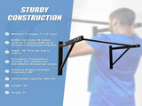 Wall Mounted Pull Up Bar Heavy Duty Chin Up Station for Home Upper Body Training V63-822481