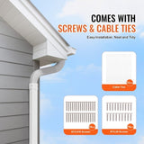 Mini Split Line Set Cover 76.2mm W 5400mm L, PVC Decorative Pipe Line Cover For Air Conditioner with V952-BSKSQFTSKDGXB3X6AV0