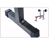 Adjustable Weight Bench Fitness Home Multi Gym Flat Press Incline Squat Rack V610-WEIBEN