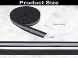 1 Roll Reflective Ribbon Sew On Tape High Visibility Nylon Silver Florescent Safety Webbing for V1192-AZ-W-17398