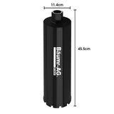 Baumr-AG Diamond Core Drill Bit 114mm Concrete Wet Dry Tile Stone Brick Marble 1-1/4 UNC V219-TOLBITBMRA114