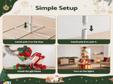 Jingle Jollys Christmas Decorations Lighted Gift Box Tower Christmas Lights Stackable 170cm XMAS-MOT-GIFTOW-WM