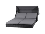 Gardeon Outdoor Day Bed Sun Lounge Setting Wicker Lounger Patio Furniture ODF-SUNBED-BS23-BK-AB