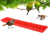 5Set Thicken Bird Feeder Outdoor Hanging Plastic Pigeons Feeding Device Cage Accessory Red V1294-YM0901-3111210045211