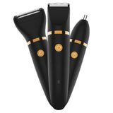 3-in-1 Waterproof Rechargeable Electric Hair Trimmer Set for Men - Professional Grooming Kit V888-ELOSUNG15611