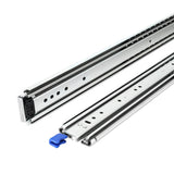 Giantz 2x Drawer Slides Full Extension Locking 227kg 1321-2642mm Length DS-76MM-1321-SI