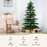 Jingle Jollys Christmas Tree 2.1M LED Sparse Xmas Tree 860 Tips Party Decoration XM-TR-SPARSE-7FT-LED