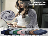 Electric Blanket Heated Throw 28'X55'- Soft Heated Blanket, USB Heating Blanket, Machine Washable, V1366-AZ2-W-25358
