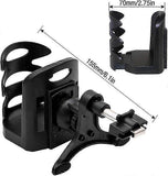 2pcs Adjustable Car Vent Cup Holders - Universal Car Drink Organizer Set V1263-JX-4393