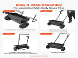 Walk-Behind Push Spreader, 22.6 kg Capacity, Drop Spreader with Hopper Grate, 18 in Spreading Width V952-TCSBJ50LBSPZFPVX6001V0