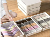 Underwear Panties Socks Box Close-fitting Clothing Storage Box Drawer Three-piece Cover with V1107-UNDERWEAR PANTIES SOCKS BOX-PINK