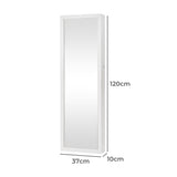 Levede Mirror Jewellery Cabinet LED JB1016-LED-WH