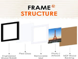 8x10 Picture Frame Set of 2 & 8.5x11 Picture Frame Bulk-6 Pack V1258-DP02-C-996