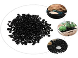 Black Glass Fish Tank Rocks Aquarium Gravel Polished Stones Durable Decorative Texture V1369-AZ3-W-13186