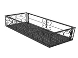 Balcony Flower Rack Hanging Flower Pot Hanger Hanging Wrought Iron Fence Indoor Windowsill Succulent V1294-YM0717-3111220212911