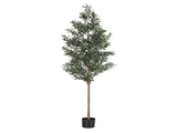 Artiss 210cm Artificial Olive Tree Faux Trees Indoor Decor Artificial Plants Lifelike Plant 2.1M AP-TREE-OLIVE-210