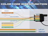 26FT Trailer Wiring Harness Kit, 4 Pin 5 Trailer Wiring Harness, Boat Trailer Wiring Harness, 5 V1258-DP02-WO-33