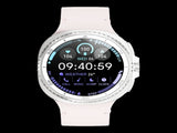 Watch8Classic-SU02 Smart Watch, Full Touch Screen Silicone Sports Wrist Watch for Men WomenPink V1300-WATCH8CLASSIC-SU02-PINK