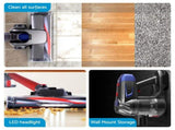 Devanti K7 Cordless Stick Vacuum Cleaner plus Coffee Maker Machine Espresso VAC-K7-RD-CM-03-SS