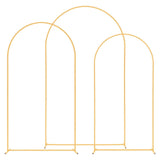 Arch Stand, Set of 3, 2.4/2.2/2 m, Stable Structure, Easy Assembly, Gold Metal Arch V952-BYDGMJSJT8FTVMGMA001V0