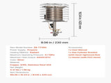 Propane Tank Top Heater, 42000 BTU Rapid Heating 360-Degree Infrared Radiant Tank Top Gas Heater, V952-BWGDJRQDFRQDTZBEJ001V0