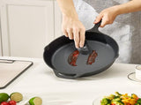 Cast Iron Skillet, 4 Pcs Frying Pan Set , Skillets with Heat-Resistant V952-ZTCGSJTCT681923OS001V0