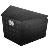 VEVOR Trailer Tongue Box, Aluminum Alloy Diamond Plate Tongue Box Tool Chest, Heavy Duty Trailer Box V952-T33X19X18INCH8Q94V0