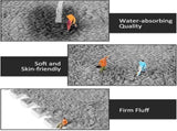 36 Pack Plush Foam Floor Mat Square Interlocking Carpet Tiles with Border Fluffy Play Soft Climbing V1259-DP01-A-1142