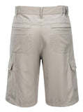HUSKI Cargo Shorts Mens Cascade Microfibre Flexi Fit Short Army Military 515206 - Bone - 4XL V563-HUSKI-515206-BONE-4XL