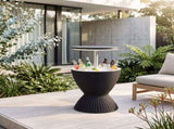Garden Ice Cooler Table V264-OTF-537PP-BLK-NA-1