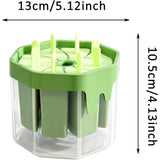 8 Piece Ice Pop Molds, Easy Release Reusable Ice Cream Molds for Kids, Many Shapes Homemade Popsicle V1192-AZ-W-22166