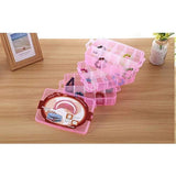 Organizer,3-Tier Craft Organizers and Storage,Stackable Storage Containers with 30 Compartments V1192-AZ-W-31832