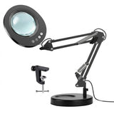 Professional 10X Magnifying Desk Lamp with Adjustable Swing Arm, 5 Color Modes & 10 Brightness V1341-ZY-YHY6KNXN-ROUNDBASE