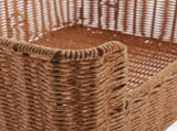 Hamper Imitation Rattan Basket Imitation Woven Basket Office 34X24X16CM V1366-AZ2-W-21121