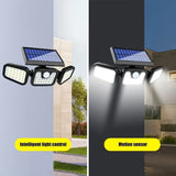 74 LED Solar Motion Sensor Light, 3 Brightness Modes Outdoor Wall Light, Suitable for Front Door, V1106-TYNZM001