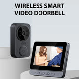 Wireless Visual Intercom Doorbell With Hd Screen V728-LP1005007477043061