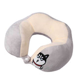 U Shaped Neck Pillow Portable Cute Head Pillow for Office Nap Travel Car Sleeping Double Embroidery V1294-YM0716-3117220185313
