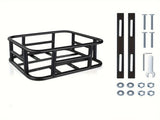 Black bike rear rack, universal bike rack, bicycle cargo rack, bike storage, cycling accessories, V1106-140-BLA-40007