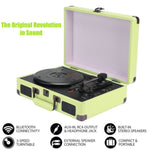 Record Player Vinyl Turntable Bluetooth Speakers Retro Briefcase USB V201-LPU0001GR8AU