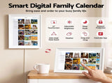 Artiss 10" Digital Calendar Planner Smart Photo Frame Family Chore Chart & Sync DPR-CAL-10-WH