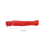 Convenient Foldable Red Plastic Mesh Pouch for Home and Market 50Pcs V1369-AZ3-W-20553