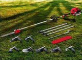 Giantz 62CC Pole Chainsaw Hedge Trimmer Brush Cutter Whipper 9-in-1 5.6m Red PCAW-SXTO-OR2C-GSAW