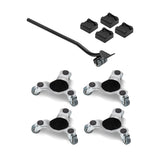 VEVOR Furniture Dolly 4 pcs Steel Tri-dolly Set Furniture Mover 200 kg Capacity V952-JXYDHBJYWXL3ANLGSV0