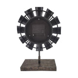 Windmill Table Clock on Base 20x28cm V637-56024CLK