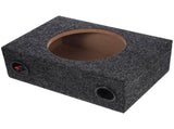 8 Inch Sealed Carpeted Subwoofer Enclosure Box Made with Wood and ABS for Car Audio V1370-AZ4-10741