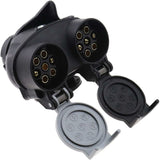 13 To 7 Pin Trailer Socket 12N 12S Dual Adapter Converter European Plug For Car Trailer Truck Towbar V1188-MS-227-1777