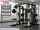 Powertrain 938B Multi-Function Smith Machine Gym Station 160KG Dual Weight Stack Power Rack Cab HYM-JX-938B